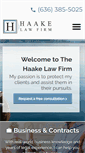 Mobile Screenshot of haakelaw.com